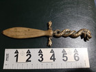 Antique Bronze Dragon Headed Knife - Serpents Mythology Sea Monsters - Asian 