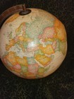 Vintage World Globe The George F Cram Company Classic Style Globe Made In Usa