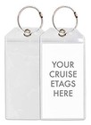 Cruise Tags - Cruise Ship Luggage Etag Holder With Zip 8 Luggage Tag Holders