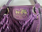 Rare    purple    Authentic Coach Est 1941 Handbag Purse  Leather  Satchel Nwot
