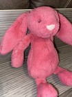 Jellycat Bashful Bunny Rabbit Plush Stuffed Animal Easter Magenta Hot Pink 8 