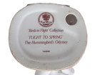 Hummingbird Vintage Porcelain Figurine  flight To Spring  Royal Heritage Taiwan