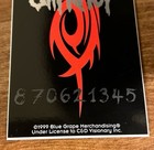 Vintage   Rare 1999 Slipknot Official Sticker