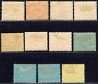 British Solomon Islands-1908-11 Small Canoe Set   A Mounted Mint Example Sg 8-17