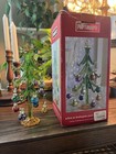 Pier 1 Imports Glass Christmas Tree Wine Charm Set Includes Original Box