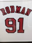 Dennis Rodman Autographed Signed Framed Chicago Bulls Jersey Swau Coa