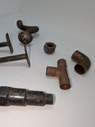 Vintage Industrial Hardware Lot Steampunk Rusty Worn Patina Metal Antique Parts