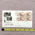 Shiloh Civil War Stamp First Day Of Issue Post Marked 1962 4 Cent Fdc Quad Stamp