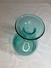 Aqua Blue Bottle Decanter Without Stopper 11 x6  Vintage Mcm