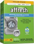 Affresh Washing Machine Cleaner  6 Month Supply  Cleans Front Load And Top Load 