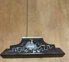Vtg Dan Nguyet     n Nguy   t Vietnamese Instrument Moon Flute Mother Of Pearl Inlay