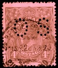 Rare 4d Kgv Queensland Postmark  petrie Terrace  Post Office Closed 1972 Sg O41