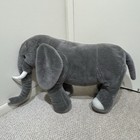 Melissa   Doug 36  Wide   17  Tall Giant Lifelike Elephant Plush Stuffed Animal
