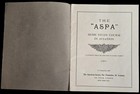 Vintage Original Pre 1920  American Society For Promotion Of Aviation Aspa Book