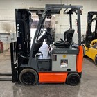 2022 Toyota 8fbcu25-comp 5000lb Used Forklift Triple Mast Sideshift 8344 Hours