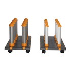 Detachable Free Assembly Mobile Material Floor Rack With 2 Modules Local Pickup