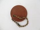 Vintage National Vulcanized Fibre Tag Wilmington Delaware Keychain Fob Token Usa