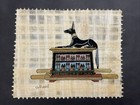  rare  Egyptian Papyrus Painting - Anubis  God Of The Underworld - 8x6   