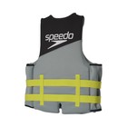 Speedo Adult Life Jacket Vest - Black lime Greenm l