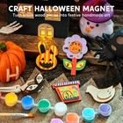 12 Wooden Magnet Creativity Arts   Crafts Painting Kit For Kids  Decorate