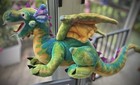 Melissa   Doug 40  Giant Dragon  Plush Stuffed Animal Toy Wired Wings Exc Cond