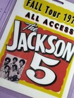 Jackson 5 Commemorative All Access Backstage Pass Fall Tour 1975 And Lanyard