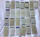 Vintage Lot 24 Cigarette Trade Cards 1930   s Great Condition 