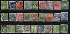 Old Original Collection 72 Different Denmark Stamps Very Rare