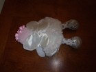 Baby Starters Plush 11   Doll  Lovey Swirl Skirt Gray Dots Silver Angel Rose 