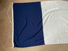 Large French Flag  Approx  6ft X 3 Ft  Made From Cotton  Excellent Condition 