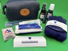 Vintage American Airlines Air Amenity Dopp Kit 1st Class Toiletry Travel Bag Nos