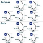 100pcs Barbed barbless Fishing Hook Curved Nymph Emerger Shrimp Hooks Carp Hooks