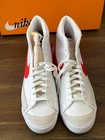 New Nike Blazer Mid 77 Vintage Sz 9 White Red Bq6806-122