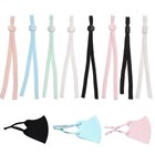 Wholesale Various Colors Diy Mask Sewing Elastic Bands With Adjustable Buckle