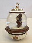 Extremely Rare Disney Christmas Ornament Snow Globe W  Chip And Dale 2010