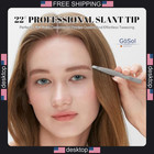 Professional Slant Tweezers For Eyebrows Facial Hair Removal 2cr13 Steel