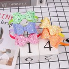 Girls  Headbands Sequin Glitter Hairbands With Bows Pack Of 10 3 5 Inch Bright