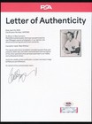 Joe Dimaggio Autographed 8x10 Photo New York Yankees Full Psa Letter 