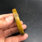 Old China Hongshan Culture Jade Carved Ancient Word Pattern Yubi Bi
