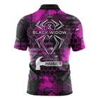 Custom Name - Hammer Black Widow Pink Honeycomb Bowling Jersey Shirt Size S-5xl