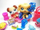 Littlest Pet Shop Cocker Spaniel  748 And Puppy  143 With Accessories