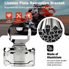 License Plate Relocation Bracket For Harley Electra Glide Ultra Limited Cvo Fl