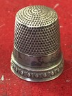 Antique Thimble Priscilla Sterling Silver Simons Brothers  Size 12 Early 1900s