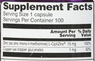 Zinc   Copper 15 Mg   1 Mg  100 Capsules High-quality Brand-name L-optizinc   New