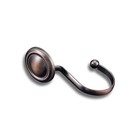 Decorative Bronze Shower Curtain Hooks Rustproof And Vintage Style Set Of 12