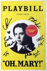 Oh  Mary  Cast Cole Escola Conrad Ricamora Signed Opening Night Playbill Holibay