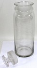 Antique Drug Store Pharmacy Apothecary Bottle Jar   10  Tall W  Ground Stopper