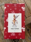 Disney Tinker Bell In Red Outfit With Snowflakes Tree Topper  read 