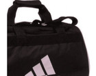 Adidas Diablo Duffel Bag Black Pink Logo Zip Top Fits Gym Locker Lifetime New