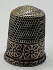 Sterling Silver Thimble Vintage Sewing Thimble Size 11